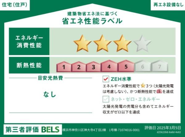 ブルーミングガーデン神奈川区神大寺4丁目全2棟　1号棟