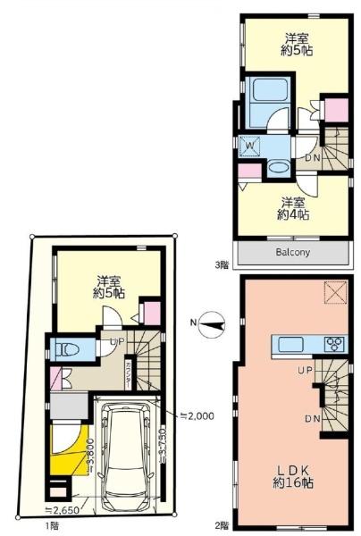横浜市西区境之谷の中古一戸建て