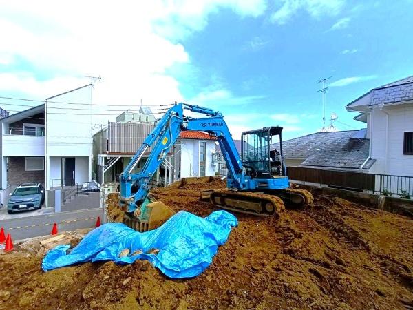 横浜市神奈川区旭ケ丘の土地(現地土地写真)