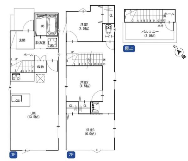 港南区港南1丁目全2棟　1号棟