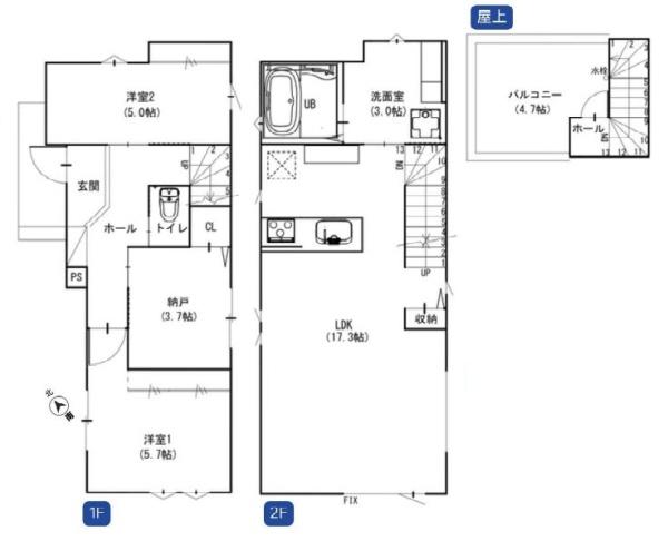 港南区港南1丁目全2棟　2号棟