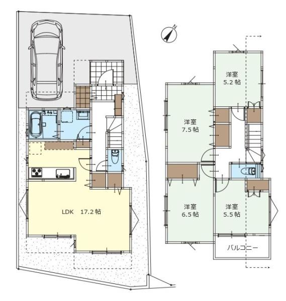 レジデンス三ツ沢上町2全2棟　A号棟