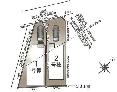 クレイドルガーデン旭区市沢町第14全2棟　1号棟