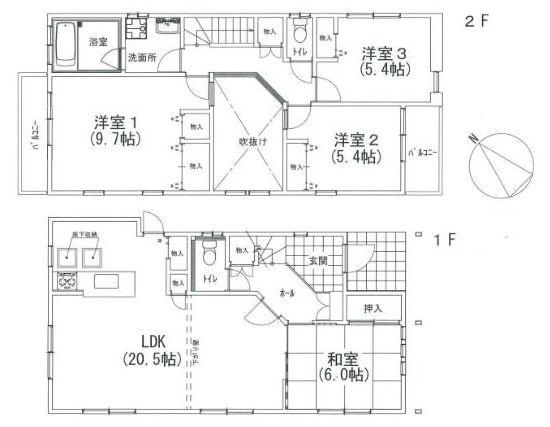 横浜市中区竹之丸の中古一戸建て