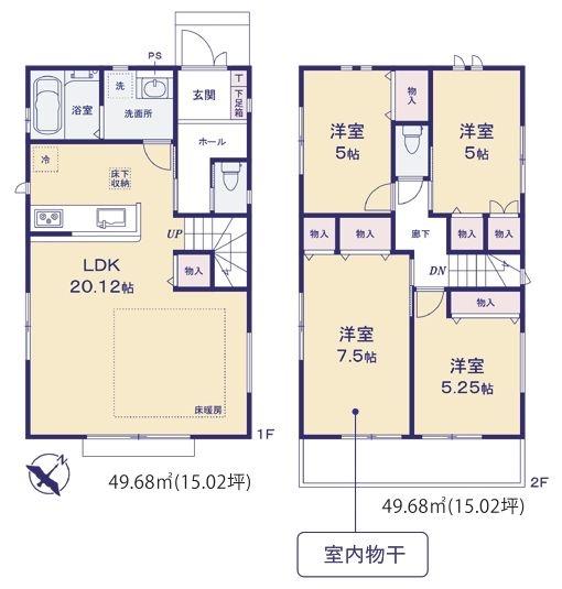 旭区東希望が丘全2棟　1号棟