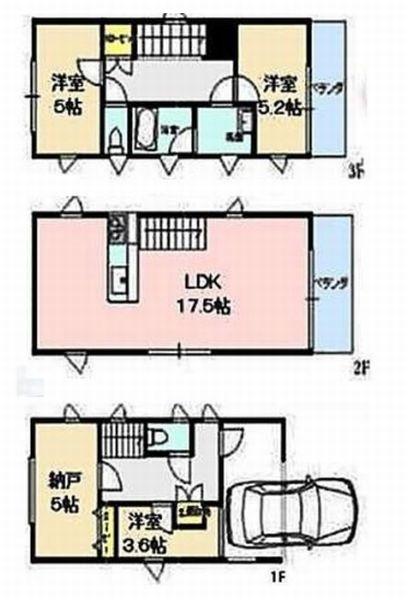 横浜市鶴見区市場西中町の中古一戸建て
