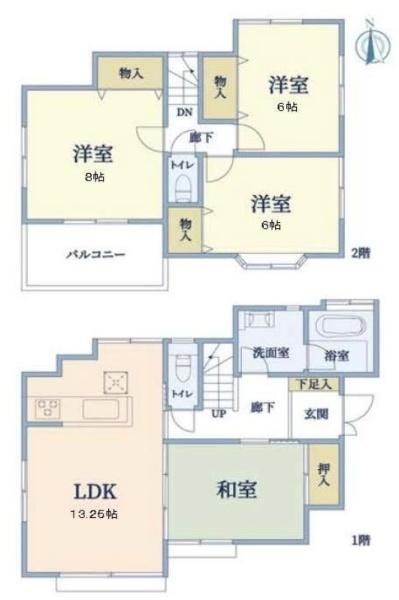 横浜市神奈川区白幡東町の中古一戸建て