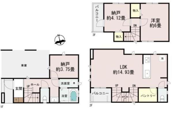 ハートフルタウン西区東久保町全3棟 A号棟
