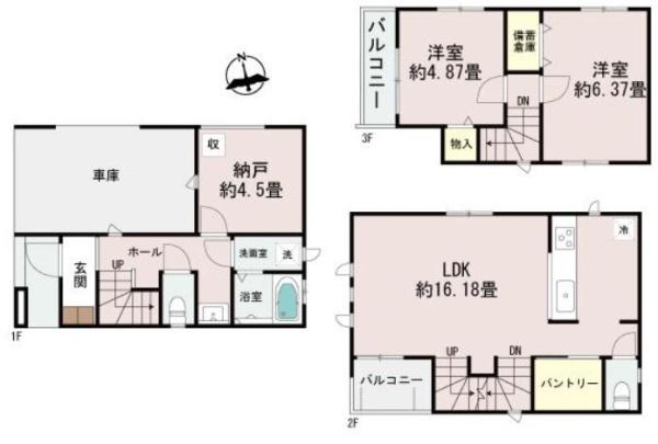 ハートフルタウン西区東久保町全3棟 B号棟