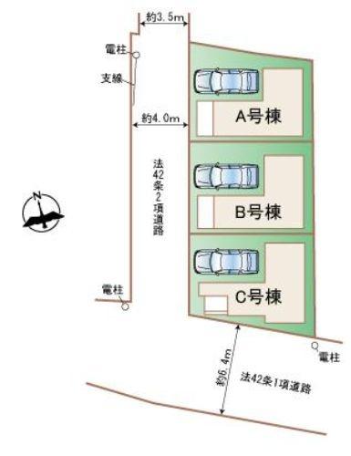ハートフルタウン西区東久保町全3棟 C号棟(全体区画図)