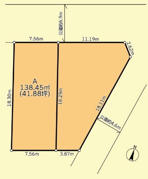 旭区万騎が原全2区画 A宅地
