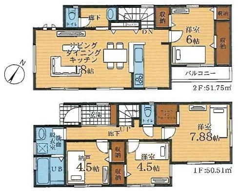 リーブルガーデン南区別所6丁目全2棟　2号棟