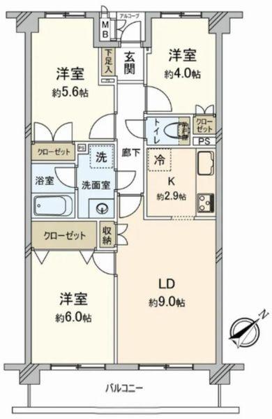 藤和ライブタウン横浜神大寺Bウイング