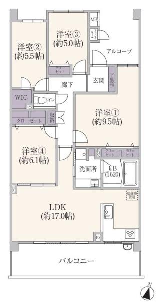 ビューリッシュ港北ニュータウンアジュリーヌ