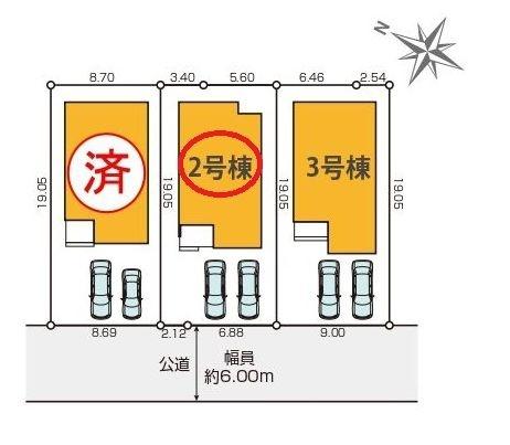 都筑区東山田2期全3棟　2号棟