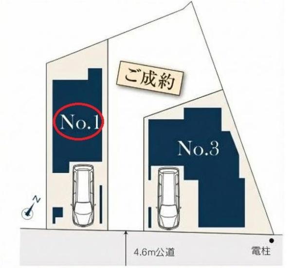 南区南太田1丁目全3棟　1号棟