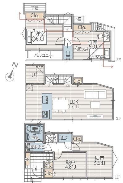 中区本牧間門全8棟　6号棟