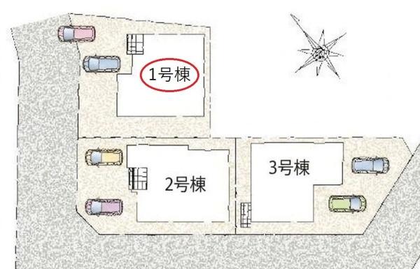 旭区市沢町全3棟　1号棟