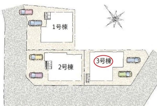 旭区市沢町全3棟　3号棟