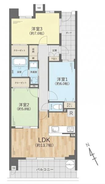 ナイスサンソレイユ横濱鶴ケ峰