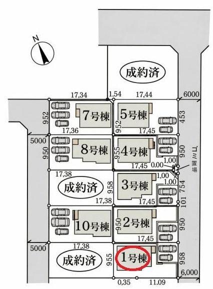 都筑区東山田4丁目全10棟　1号棟