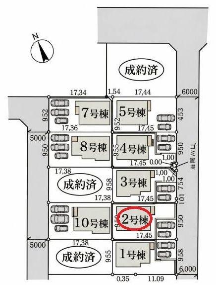 都筑区東山田4丁目全10棟　2号棟