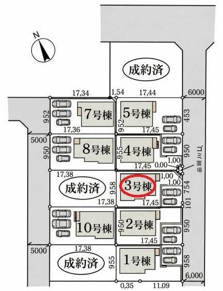 都筑区東山田4丁目全10棟　3号棟