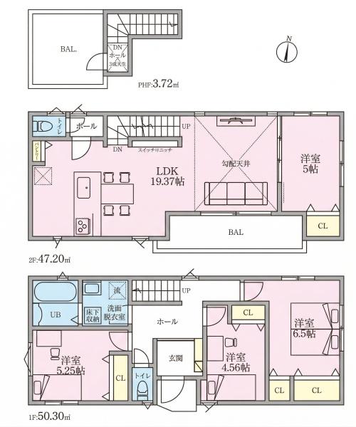 港北区富士塚2丁目全3棟　2号棟