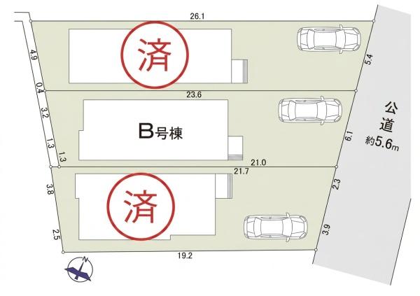 都筑区佐江戸町2期全3棟　B号棟