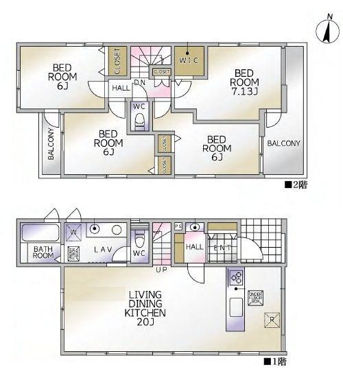 泉区和泉中央北5丁目全2棟　1号棟