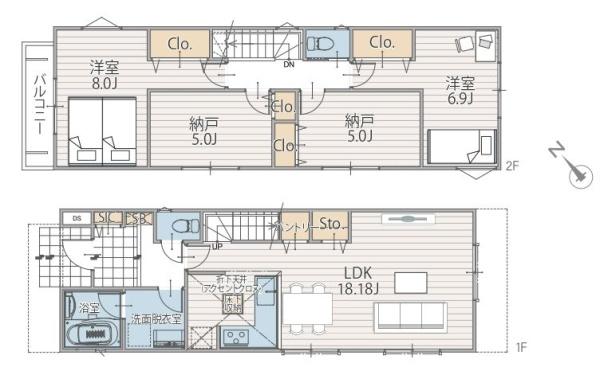 西区元久保町2期全3棟　1号棟