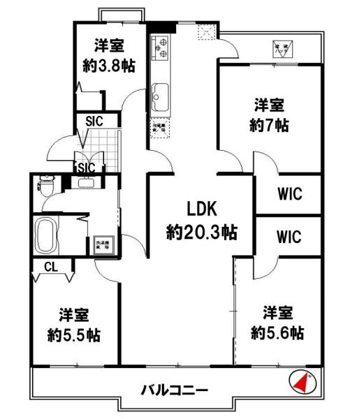 西神大寺団地4号棟