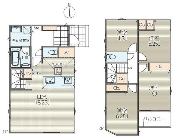 港北区篠原東1丁目全4棟　2号棟