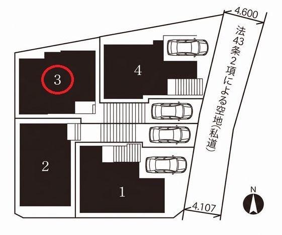 港北区篠原東1丁目全4棟　3号棟