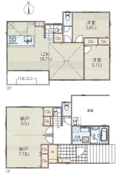 港北区篠原東1丁目全4棟 4号棟