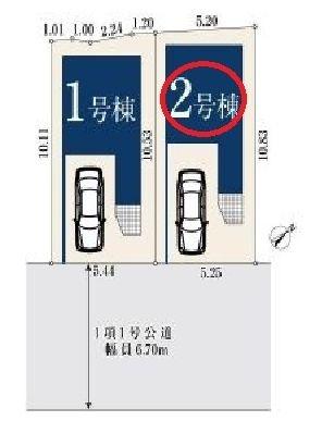 ミラスモシリーズ西区元久保町全2棟　2号棟