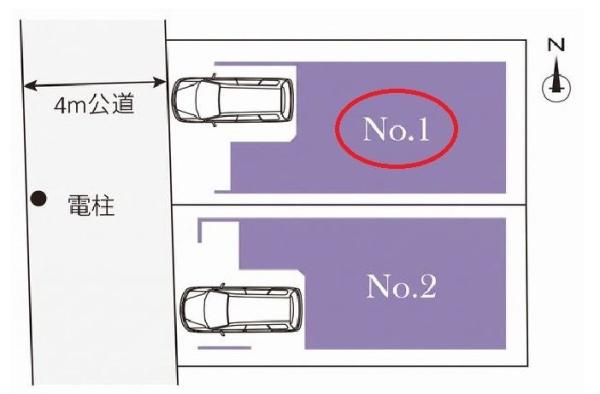 南区八幡町全2棟　1号棟