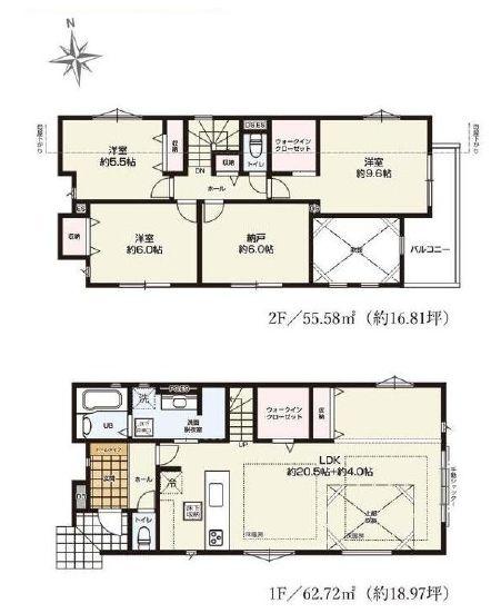 都筑区川和台1期全2棟　1号棟