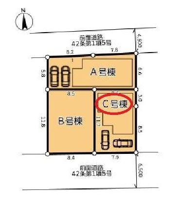 港北区下田町3丁目全3棟　C号棟
