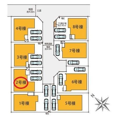 都筑区南山田町1期全8棟　2号棟