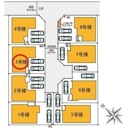 都筑区南山田町1期全8棟　3号棟