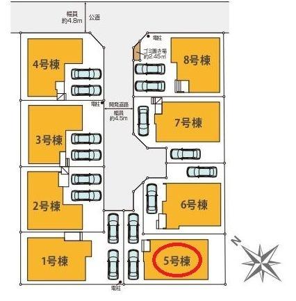 都筑区南山田町1期全8棟　5号棟