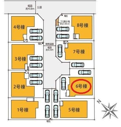都筑区南山田町1期全8棟　6号棟