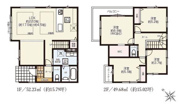 都筑区南山田町1期全8棟　8号棟