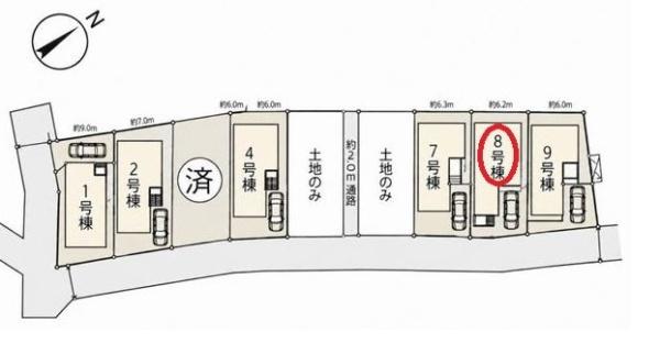 リーブルガーデン港北区下田町3丁目全9棟　8号棟