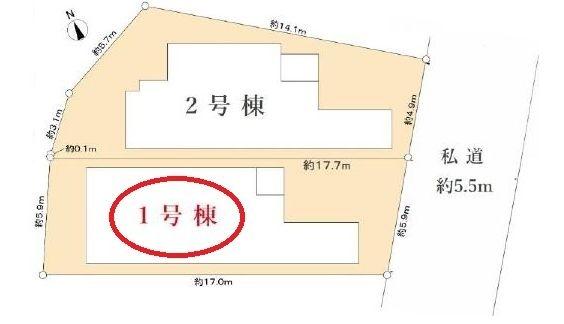 南区六ツ川2丁目全2棟　1号棟