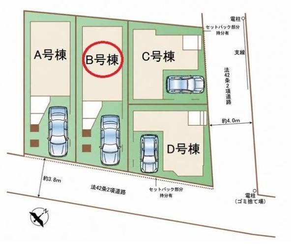 ハートフルタウン神奈川区羽沢南1丁目全4棟　B号棟