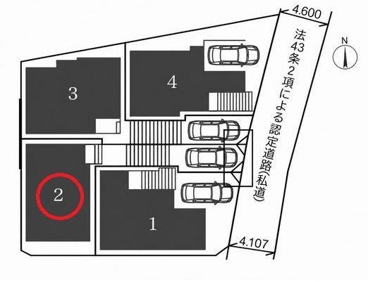 港北区篠原東1丁目全4棟　2号棟