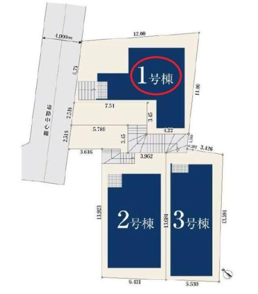 ミラスモシリーズ港北区篠原西町全3棟　1号棟