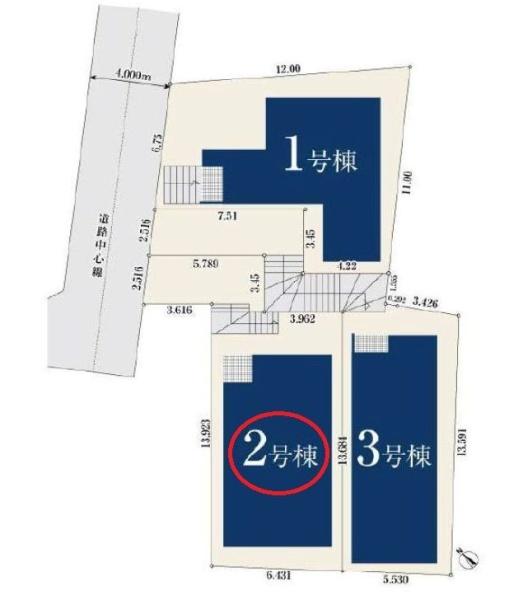 ミラスモシリーズ港北区篠原西町全3棟　2号棟